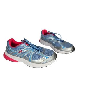 Avia Women's Avi Rise Running Shoes, Sz 8.5 Silver, Blue, Pink Athletic Shoes